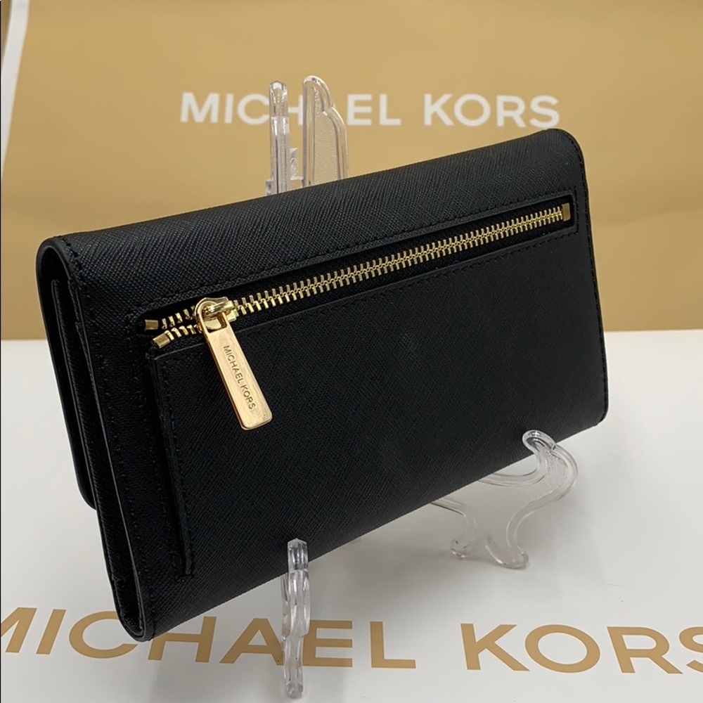 Michael Kors Jet Set Travel Lg Trifold Wallet - Picture 13 of 16